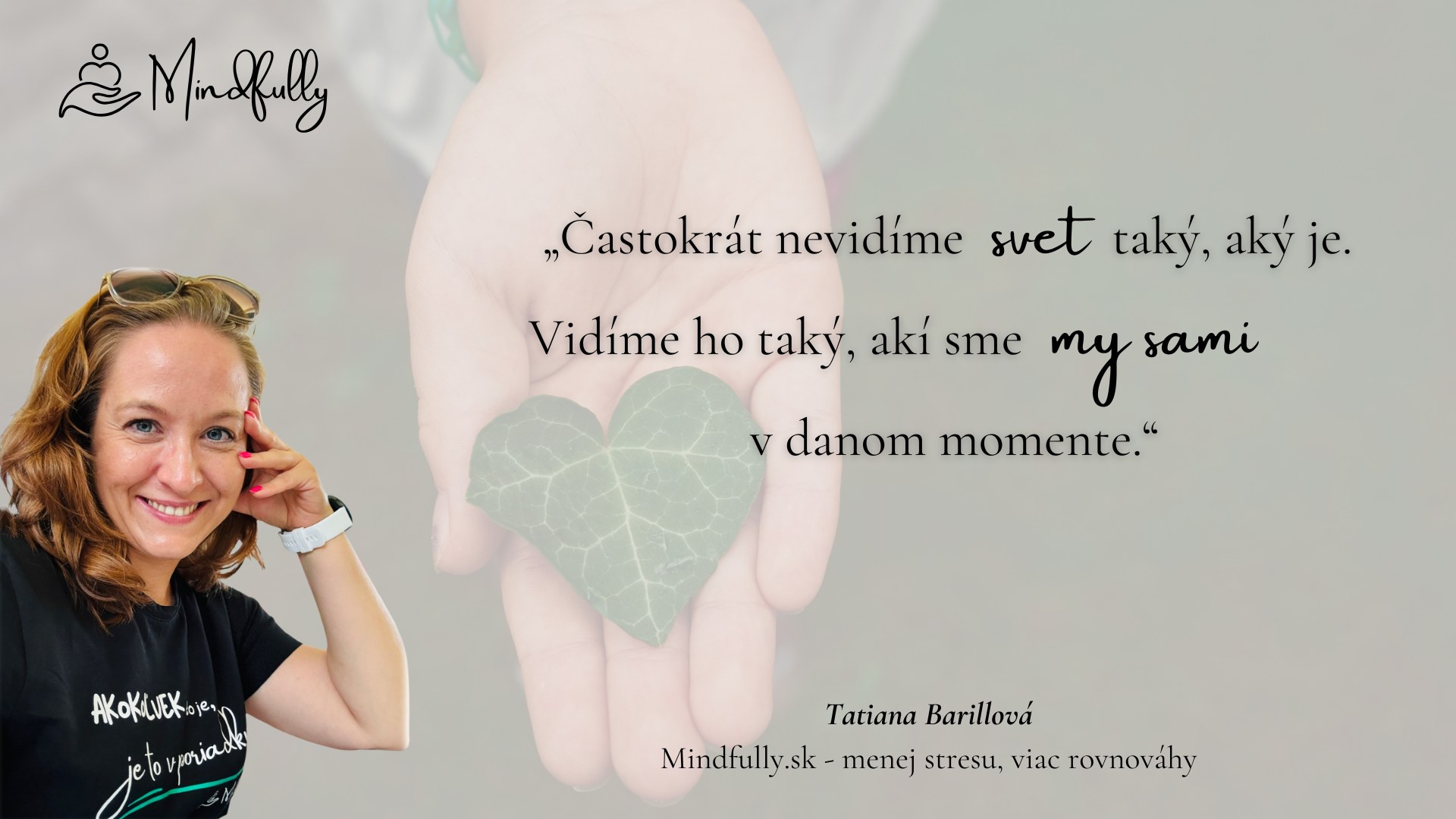 Vnimanie sveta Myseľ Stres Mindfully
